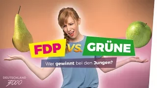 FDP vs. Grüne: Wer gewinnt bei den Jungen?