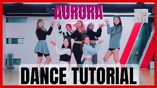 cignature - '오로라(AURORA)' Dance Practice Mirrored Tutorial (SLOWED)