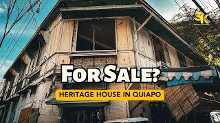 HERITAGE HOUSE SA QUIAPO MANILA, IBINEBENTA NA SA MARKET PLACE!