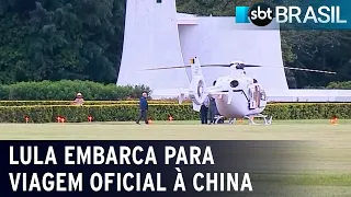 Lula embarca para viagem oficial à China | SBT Brasil (11/04/23)