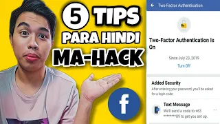 5 PARAAN para hindi ma-HACKED ang FB Account | Ano ang dapat gawin? | Avoiding Hackers