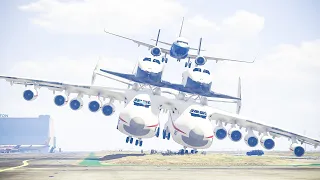 New MEGA Plane Forced To Emergency Landing On Beach |  GTA 5