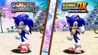 Sonic Adventure Dreamcast vs. DX