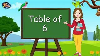 Table of 6 | Times Tables | Multiplication tables | 6 ka pahada | Learning Booster | Maths tables