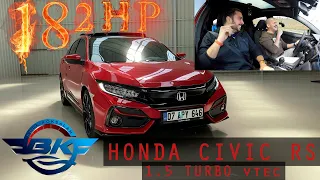 Honda Civic HB 1.5 Turbo Vtec | Type-R Ruhundan Üflemişler | Dibine Kadar Test Ettik İnceledik