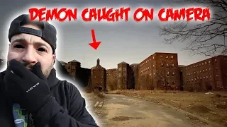 DEMON CAUGHT ON CAMERA in THE HAUNTED KINGS PARK INSANE ASYLUM