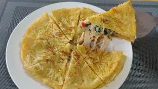 Better than Pizza! Just 2 Potatoes, 3 eggs! Delicious Potato Recipe! Cheap and Easy!