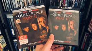 A Quiet Place: Part II 4K Blu Ray REVIEW + Unboxing / Menu | UHD