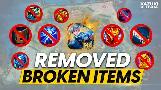 30 INSANELY BROKEN ITEMS AND SPELLS THAT WERE REMOVED FROM MOBILE LEGENDS