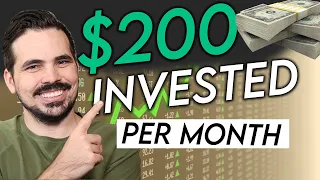Investing $200 Per Month Into The S&P 500 (Massive Returns!!)