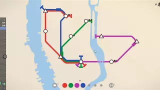 Mini Metro - All Levels 100 Passengers (45m 35s)