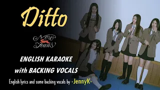 NEWJEANS - DITTO - ENGLISH KARAOKE with BACKING VOCALS