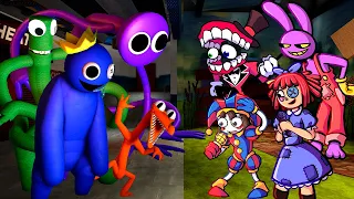 The New Amazing Digital Circus FNF Character Test VS Rainbow Friends 🎶 Friends To Your End Song