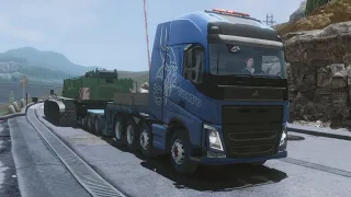 Truckers Of Europe 3 | HeavyCrane Transport From Tremola To Stuttgart | High Graphics Gameplay