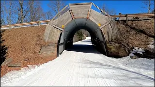 Timberline Mountain WV Ski Slopes Tour! Almost every slope!