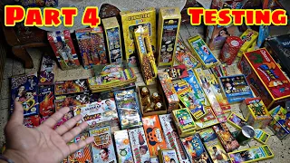 पटाखे Testing | Crackers testing 2022 | Different types of crackers 💥 | part 4 | Diwali crackers
