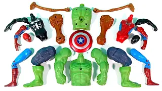 Merakit Mainan Superhero Hulk Smash, Spider-Man, Siren Head, Miles Morales Avengers Toys