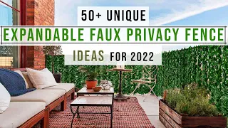 Top 50 unique Expandable Faux Privacy Fence Ideas for 2022