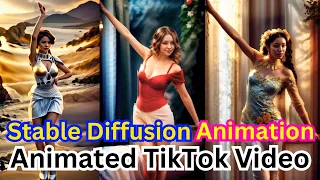 Stable Diffusion Animation Create An Animated TikTok Video With Lightweight Workflow