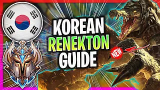 WHEN A KOREAN CHALLENGER PLAYS RENEKTON TOP! | 🔥NEW BUFFS🔥 CHALLENGER RENEKTON TOP