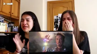 Girls react to Endgames "Ironman's death" Scene