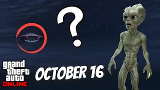 How to Activate UFO in GTA Online | October 16 Halloween Event 2021 | Sightseeing Alien UFO