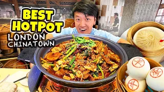 BEST HOTPOT EVER?! London Chinatown FOOD TOUR | Must Try STEAM BUNS