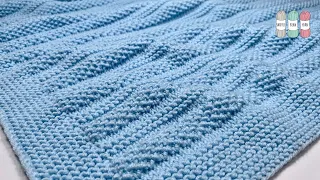 How to Knit the "Toby" Baby Blanket