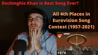 Dschinghis Khan Is Best Song Ever? / All 4th Places in Eurovision Song Contest (Reaction)