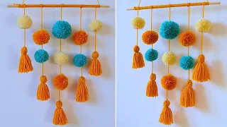 DIY Yarn wall Hanging | Home decor ideas | Wall Decor Ideas | Easy Craft Ideas