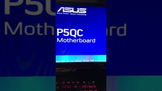 Q9650 oc to 4GHz Asus P5QC  overclock