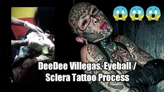 DeeDee Villegas | Eyeball Tattoo Process