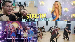 My first time meeting the strictly pros and celebs.. + Strictly red carpet what happens!!