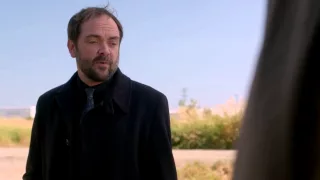 Crowley healing Castiel