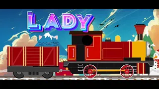 LADY the guardian of the Magic Railroad | Labo Brick Train | Labo Christmas Train