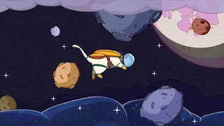 Dreamy Space Walk with Lofi Hip Hop Radio 24/7 - beats to relax/study 🚀🌑🐱