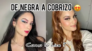 DE NEGRO A COBRIZO ¿Como lo hice ? 🤭