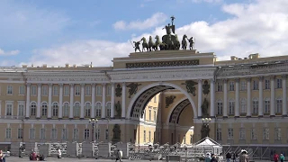 Saint Petersburg, Russia - Along the Neva River to the Cruiser Aurora, Views Across the City