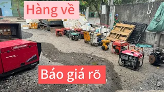 Hàng về các loại. Phát điện gia đình/ bơm nước/ động cơ/ cắt đường. Báo giá