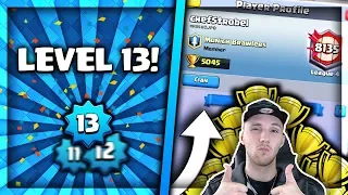 ENDLICH LEVEL 13 MIT DEM CHEF ACCOUNT! | 5000 Trophäen mit Double-Minions | Clash Royale