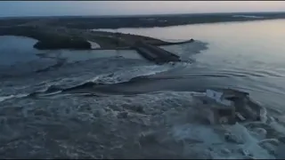 Ukraine accuses Russia of destroying critical dam, warns of massive flooding