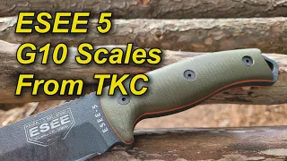 ESEE 5 G10 Scales from The Knife Connection