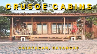 CRUSOE CABINS AT CASOBE , BATANGAS | BEACH FRONT | AQUARIA WATER PARK |