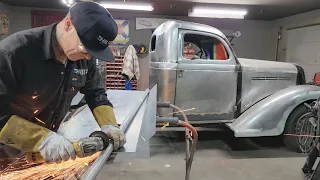 Fabricating the box for the 1935 Plymouth pickup truck 🚨 (part 1)
