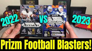 2023 VS 2022 Prizm Football Blaster Boxes! Finally Hit A Card I've Been Trying To Pull!