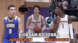 James Chun Was CLUTCH in the Final Minutes I Riordan vs Serra Full Highlights
