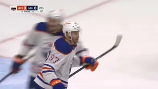 Connor Mcdavid spinning goal.