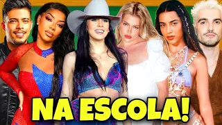 ANA CASTELA, LUÍSA SONZA, MARINA SENA, LUDMILLA, JÃO E FELIPE AMORIM NA ESCOLA!