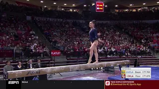 Norah Flatley (UCLA) 2019 Beam vs Oklahoma 9.825