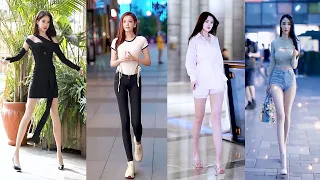 Mejores Street Fashion Tik Tok 2021 | Hottest Chinese Girls Street Fashion Style 2021 Ep.97